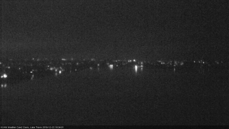 Lake Travis webcam, December 23, 2016 6:00 PM CT