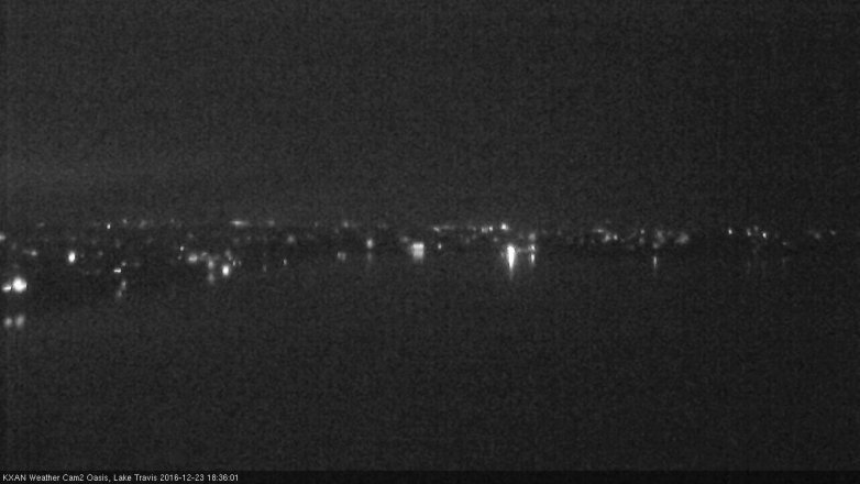 Lake Travis webcam, December 23, 2016 6:05 PM CT
