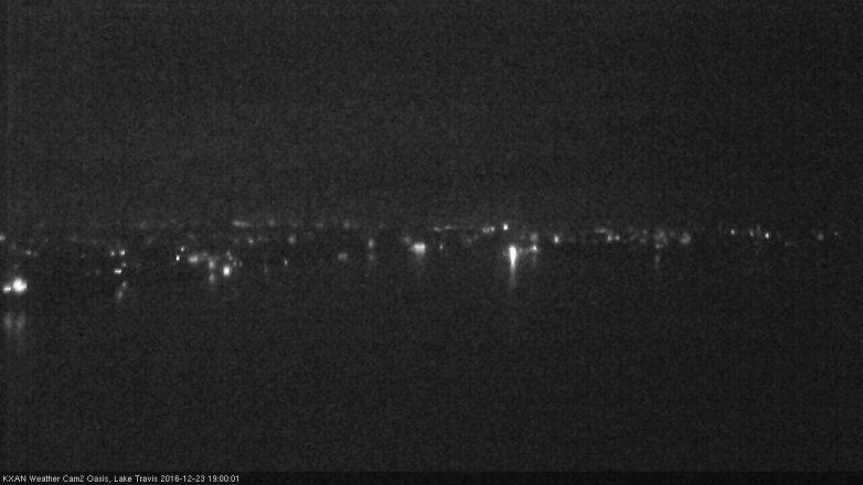 Lake Travis webcam, December 23, 2016 6:15 PM CT