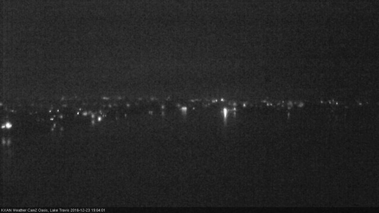 Lake Travis webcam, December 23, 2016 6:30 PM CT