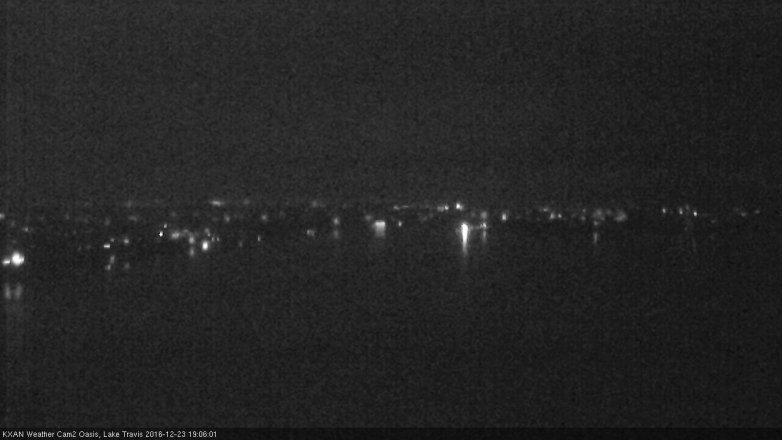 Lake Travis webcam, December 23, 2016 6:35 PM CT