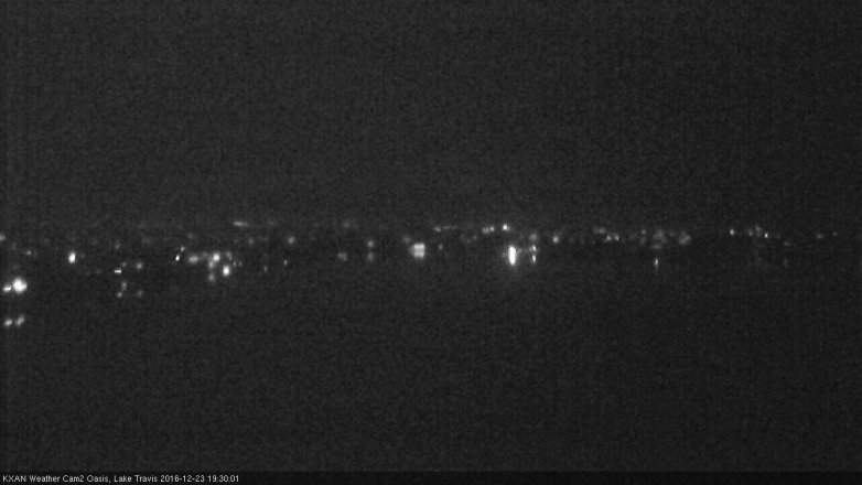Lake Travis webcam, December 23, 2016 6:45 PM CT