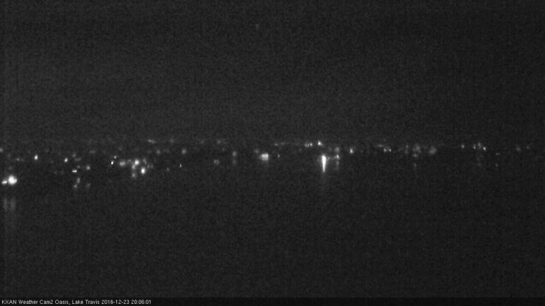 Lake Travis webcam, December 23, 2016 7:25 PM CT