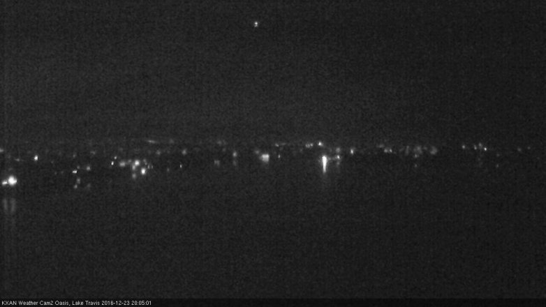 Lake Travis webcam, December 23, 2016 7:35 PM CT