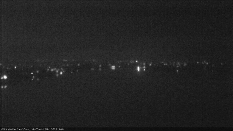 Lake Travis webcam, December 23, 2016 8:10 PM CT