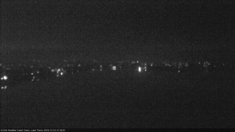 Lake Travis webcam, December 23, 2016 8:55 PM CT