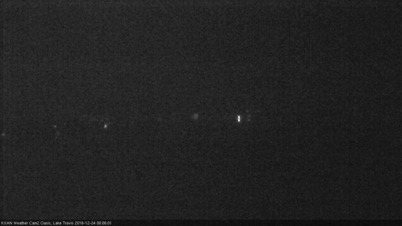Lake Travis webcam, December 23, 2016 11:15 PM CT