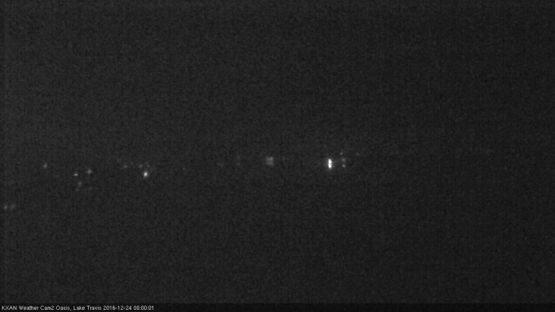 Lake Travis webcam, December 23, 2016 11:25 PM CT