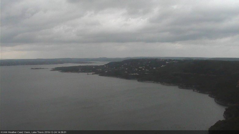 Lake Travis webcam, December 24, 2016 2:00 PM CT