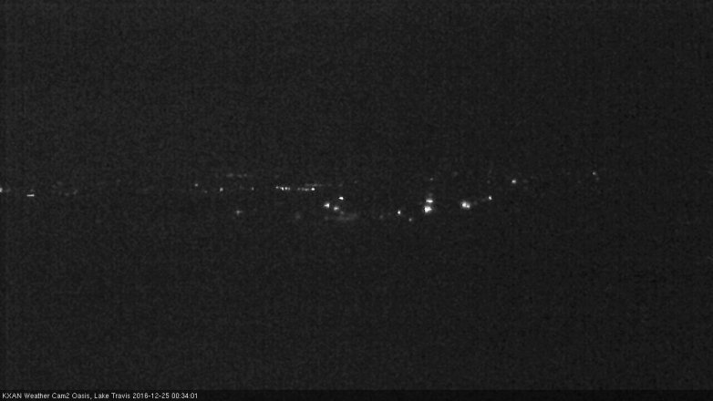 Lake Travis webcam, December 24, 2016 12:00 AM CT