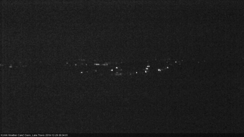 Lake Travis webcam, December 25, 2016 11:55 PM CT