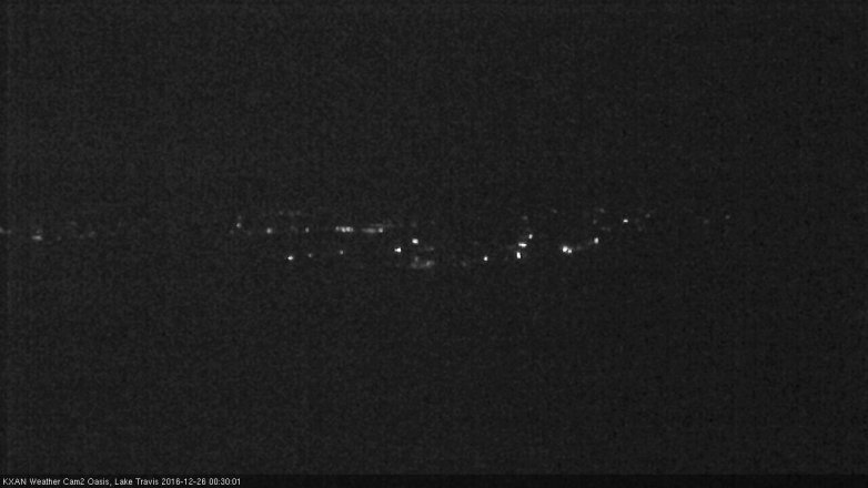 Lake Travis webcam, December 25, 2016 12:00 AM CT