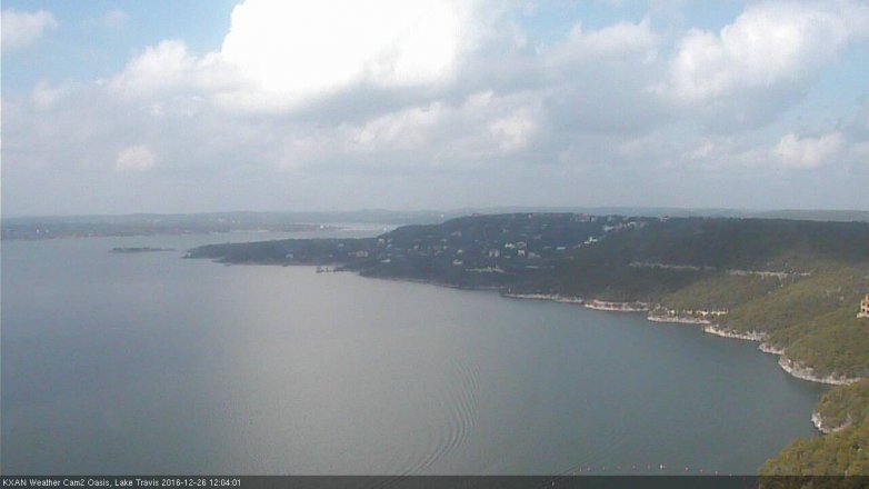 Lake Travis webcam, December 26, 2016 11:10 AM CT
