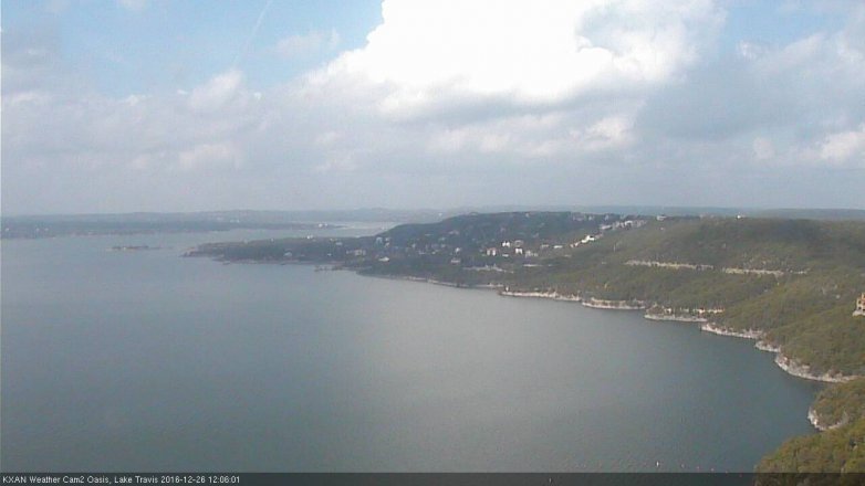 Lake Travis webcam, December 26, 2016 11:15 AM CT