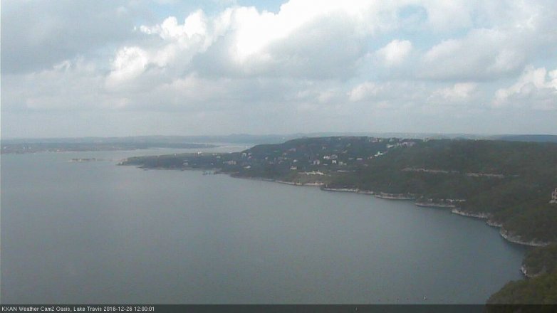 Lake Travis webcam, December 26, 2016 11:20 AM CT