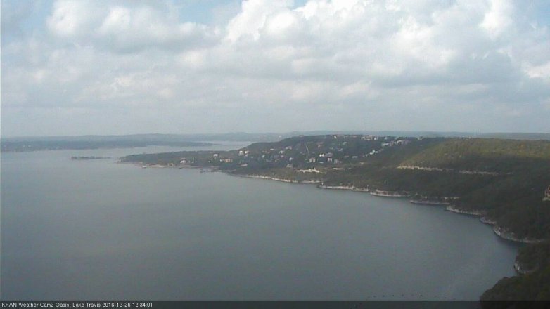 Lake Travis webcam, December 26, 2016 11:50 AM CT