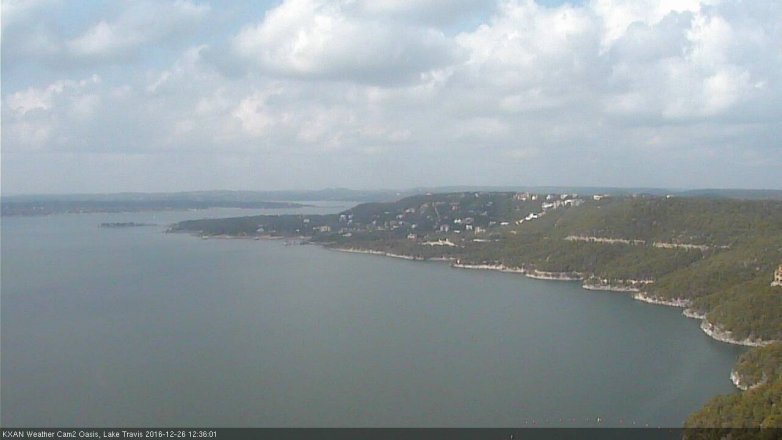 Lake Travis webcam, December 26, 2016 11:55 AM CT
