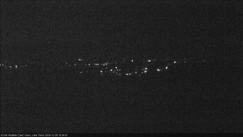 Lake Travis webcam, December 26, 2016 5:55 PM CT