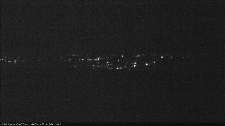 Lake Travis webcam, December 26, 2016 6:15 PM CT