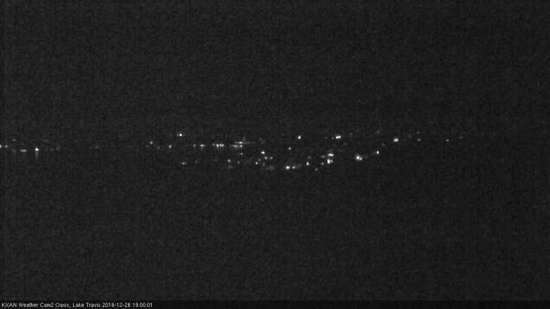 Lake Travis webcam, December 26, 2016 6:25 PM CT