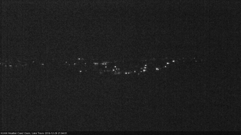 Lake Travis webcam, December 26, 2016 8:10 PM CT
