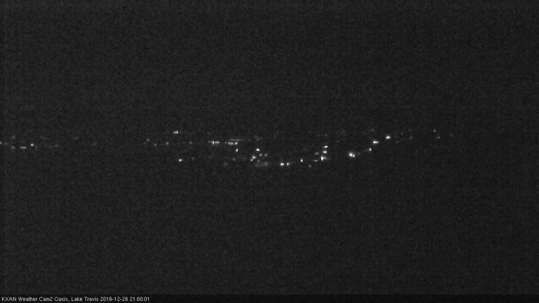 Lake Travis webcam, December 26, 2016 8:20 PM CT