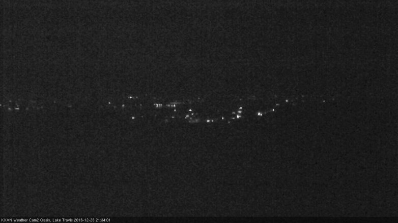 Lake Travis webcam, December 26, 2016 8:45 PM CT