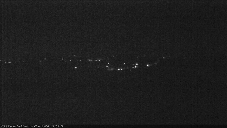 Lake Travis webcam, December 26, 2016 10:25 PM CT