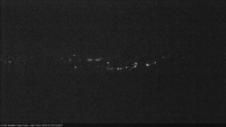 Lake Travis webcam, December 26, 2016 10:55 PM CT