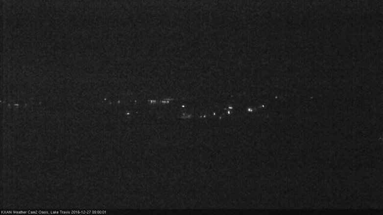 Lake Travis webcam, December 26, 2016 11:20 PM CT