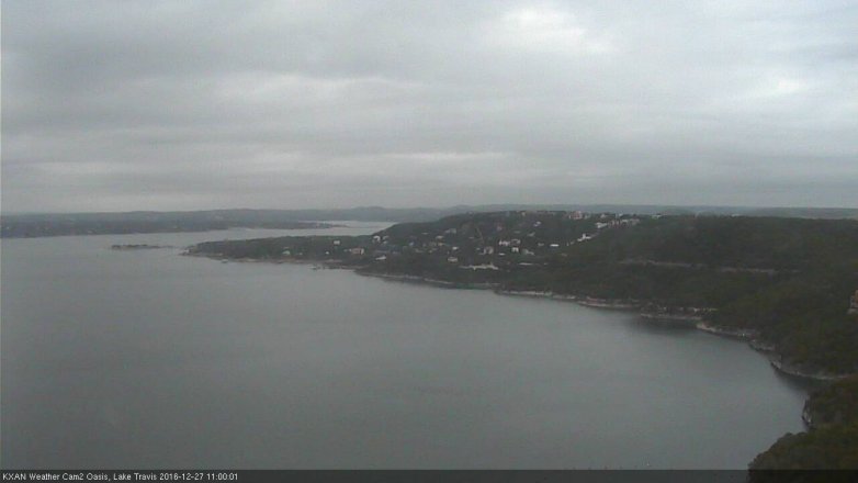 Lake Travis webcam, December 27, 2016 10:05 AM CT