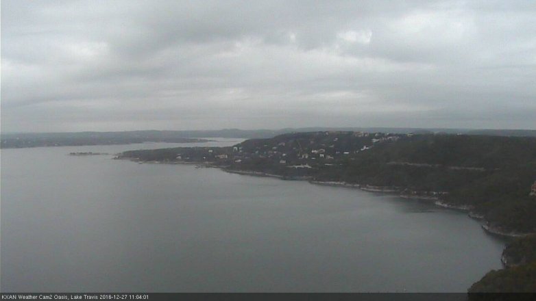 Lake Travis webcam, December 27, 2016 10:15 AM CT