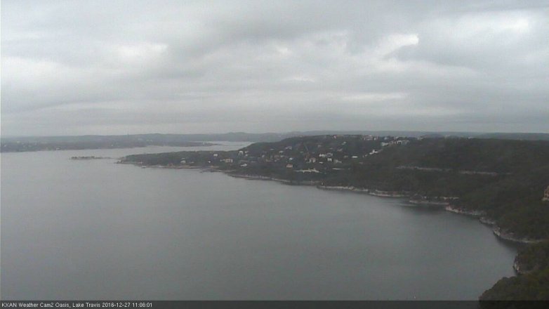 Lake Travis webcam, December 27, 2016 10:20 AM CT