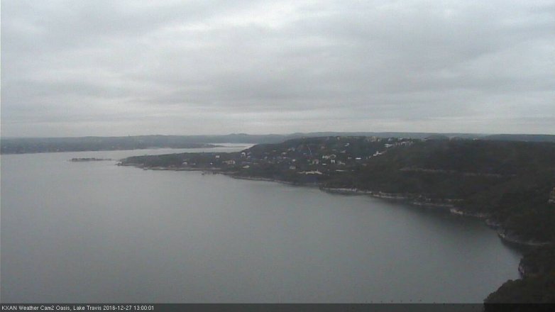 Lake Travis webcam, December 27, 2016 12:25 PM CT