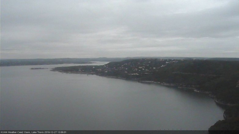 Lake Travis webcam, December 27, 2016 12:30 PM CT