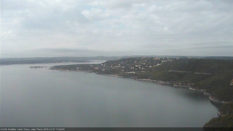 Lake Travis webcam, December 27, 2016 12:55 PM CT