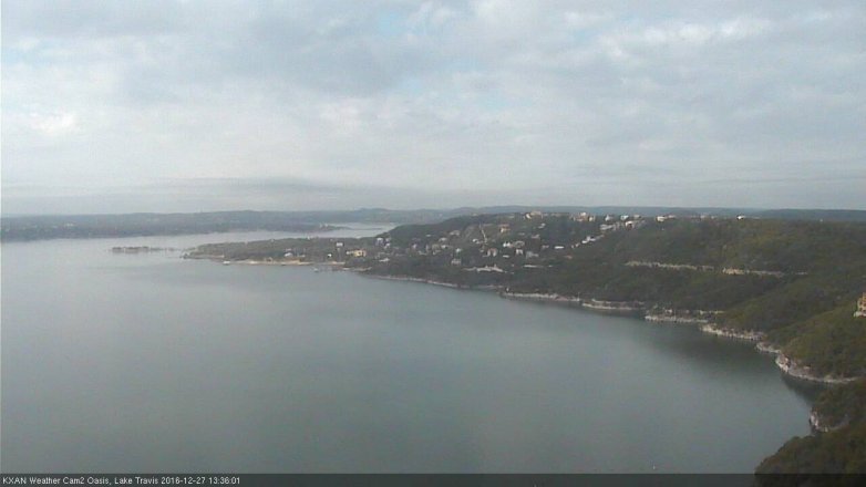 Lake Travis webcam, December 27, 2016 1:00 PM CT