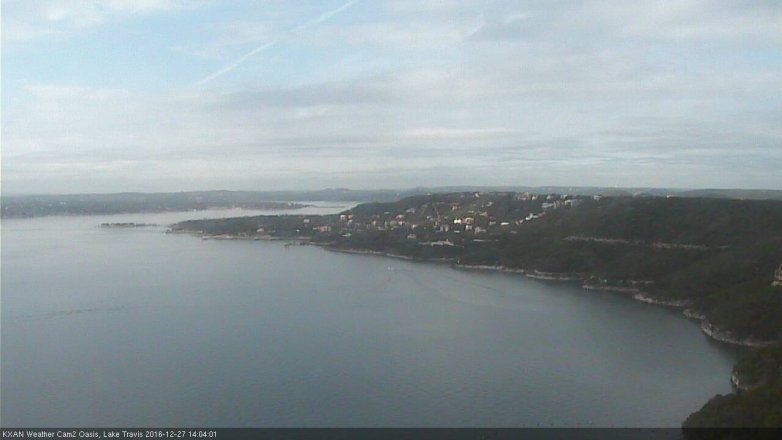 Lake Travis webcam, December 27, 2016 1:25 PM CT