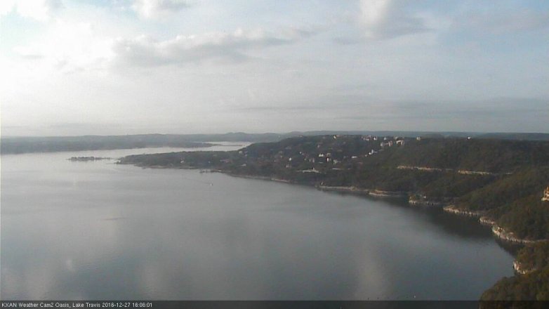 Lake Travis webcam, December 27, 2016 3:25 PM CT