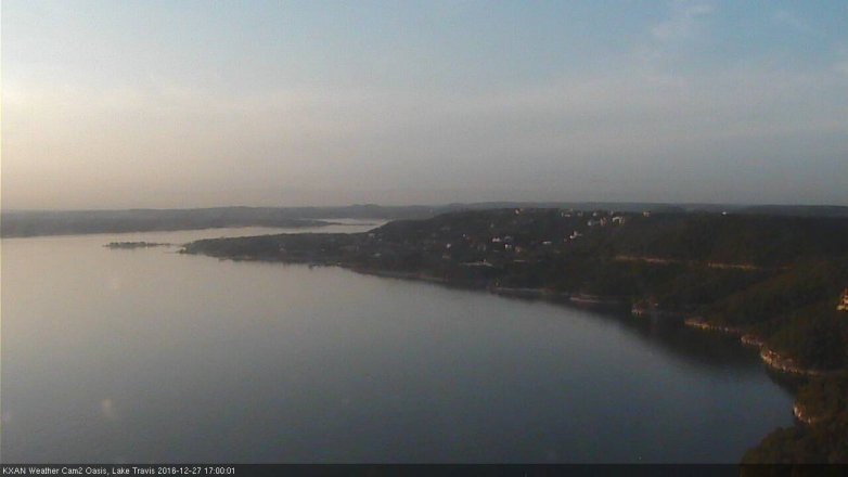 Lake Travis webcam, December 27, 2016 4:20 PM CT