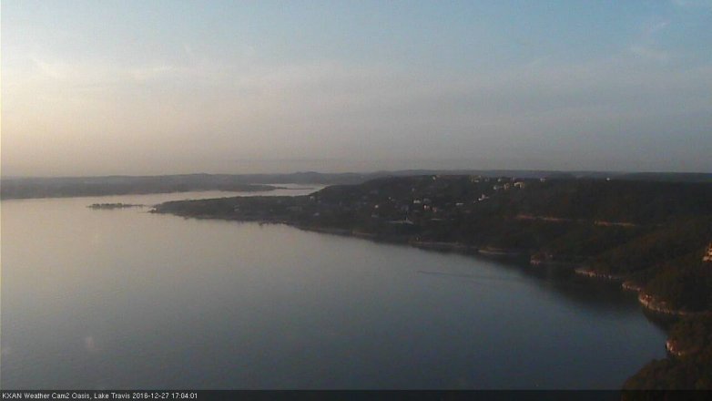 Lake Travis webcam, December 27, 2016 4:30 PM CT