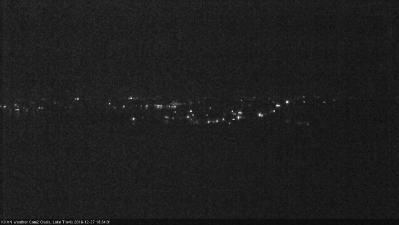 Lake Travis webcam, December 27, 2016 5:40 PM CT