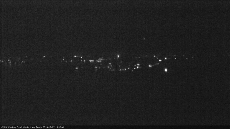 Lake Travis webcam, December 27, 2016 5:55 PM CT