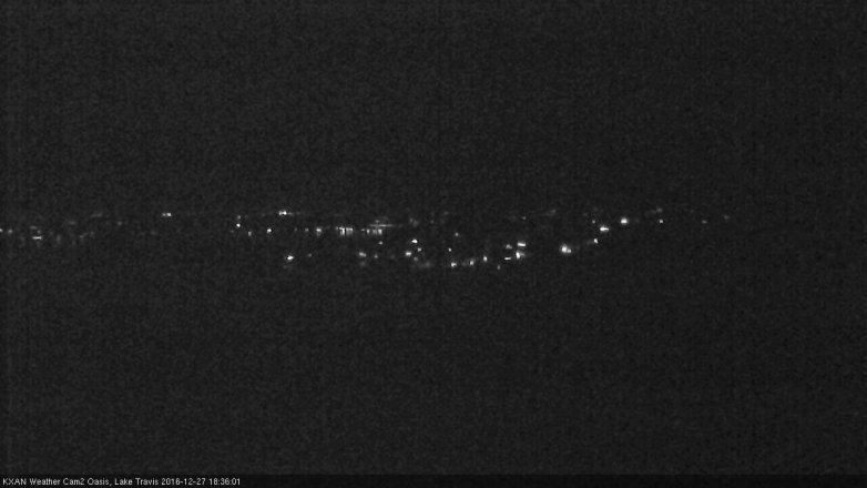 Lake Travis webcam, December 27, 2016 6:05 PM CT