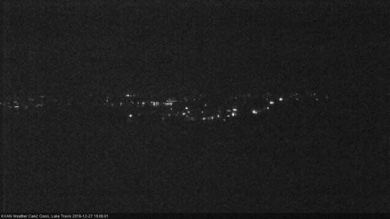 Lake Travis webcam, December 27, 2016 6:25 PM CT