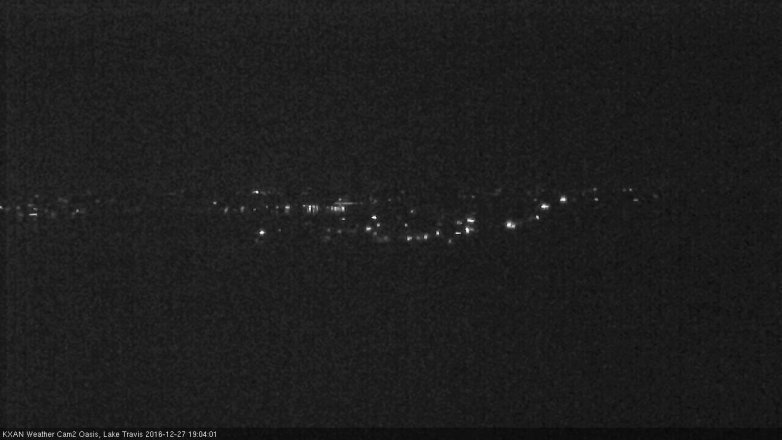 Lake Travis webcam, December 27, 2016 6:35 PM CT