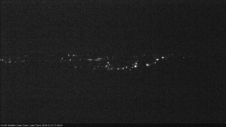 Lake Travis webcam, December 27, 2016 8:25 PM CT