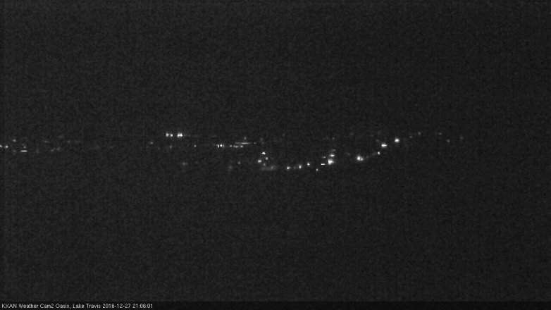 Lake Travis webcam, December 27, 2016 8:35 PM CT