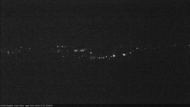 Lake Travis webcam, December 27, 2016 10:10 PM CT