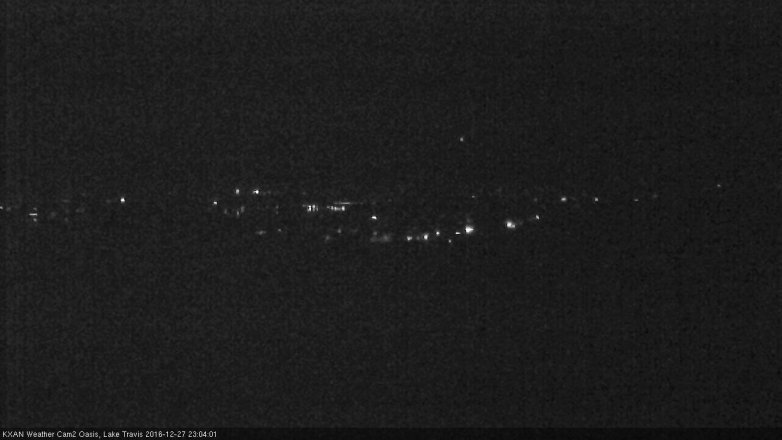 Lake Travis webcam, December 27, 2016 10:20 PM CT